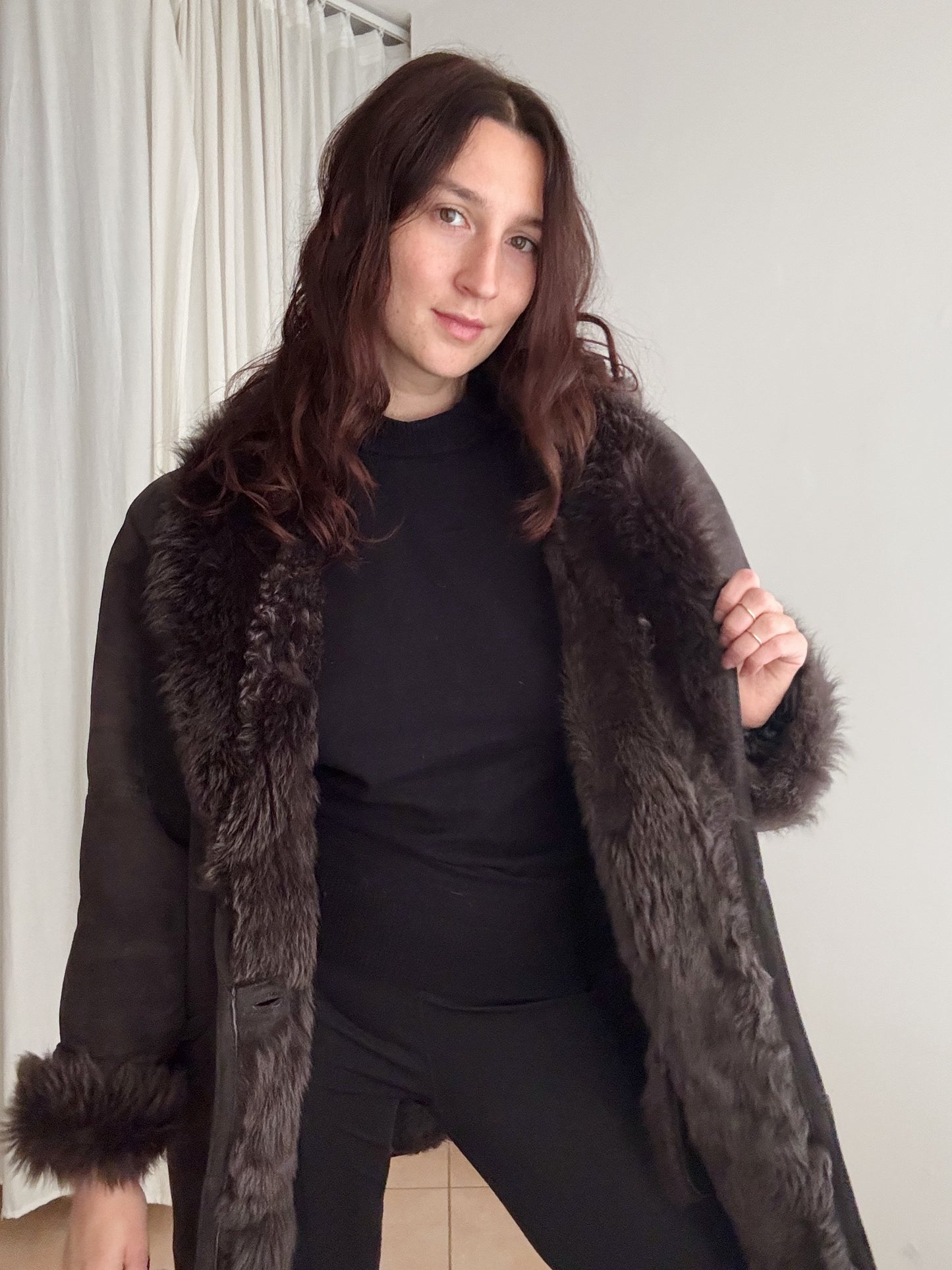 Montone grigio marrone 48