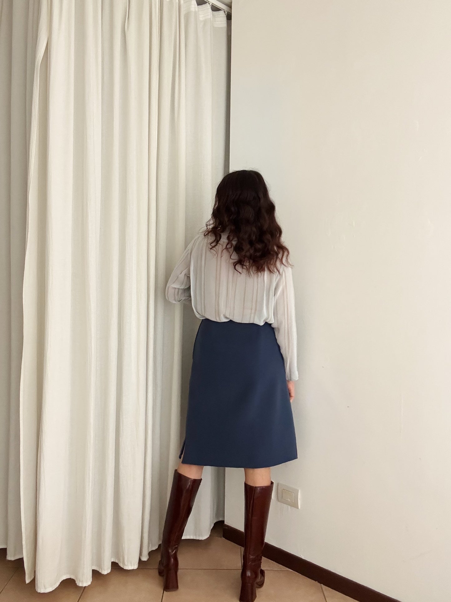 Completo lana blu 42