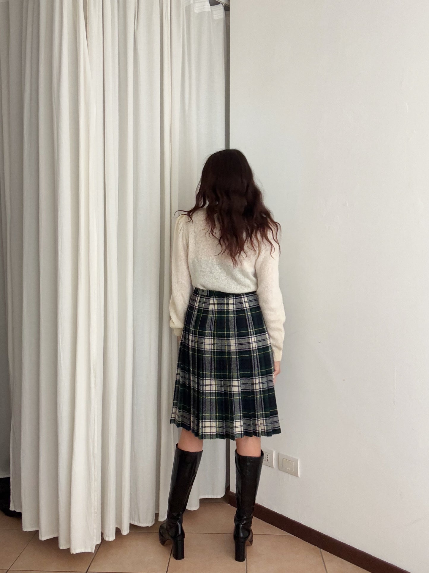 Kilt scozzese verde M