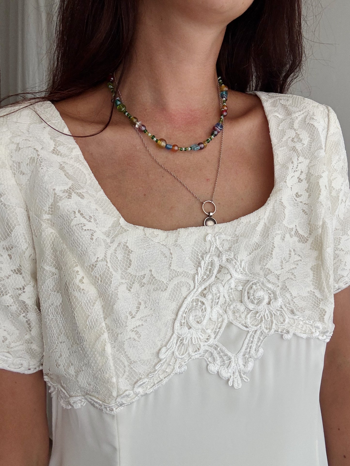 Abito lungo bianco M/L