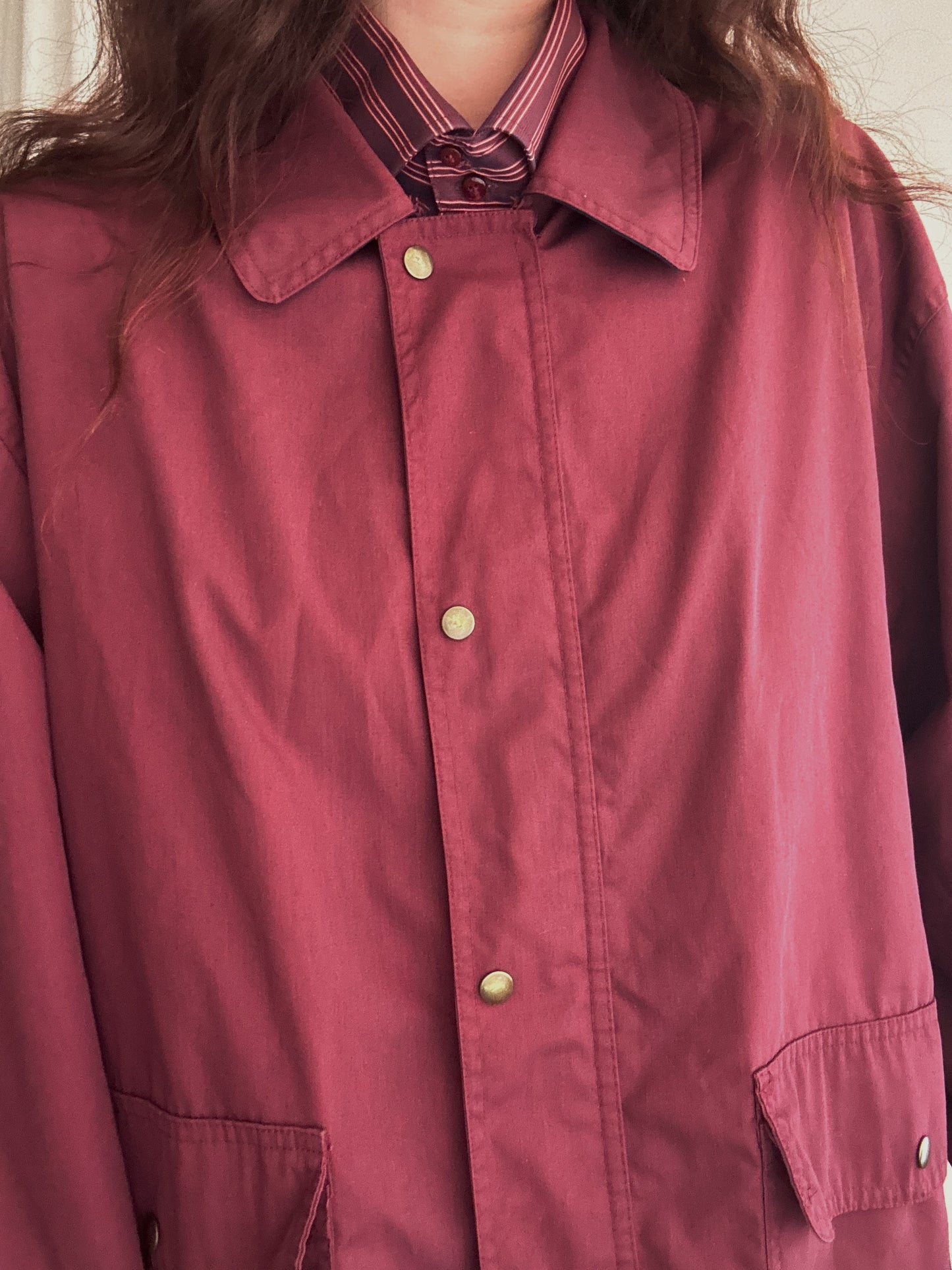Giacca da uomo bordeaux L