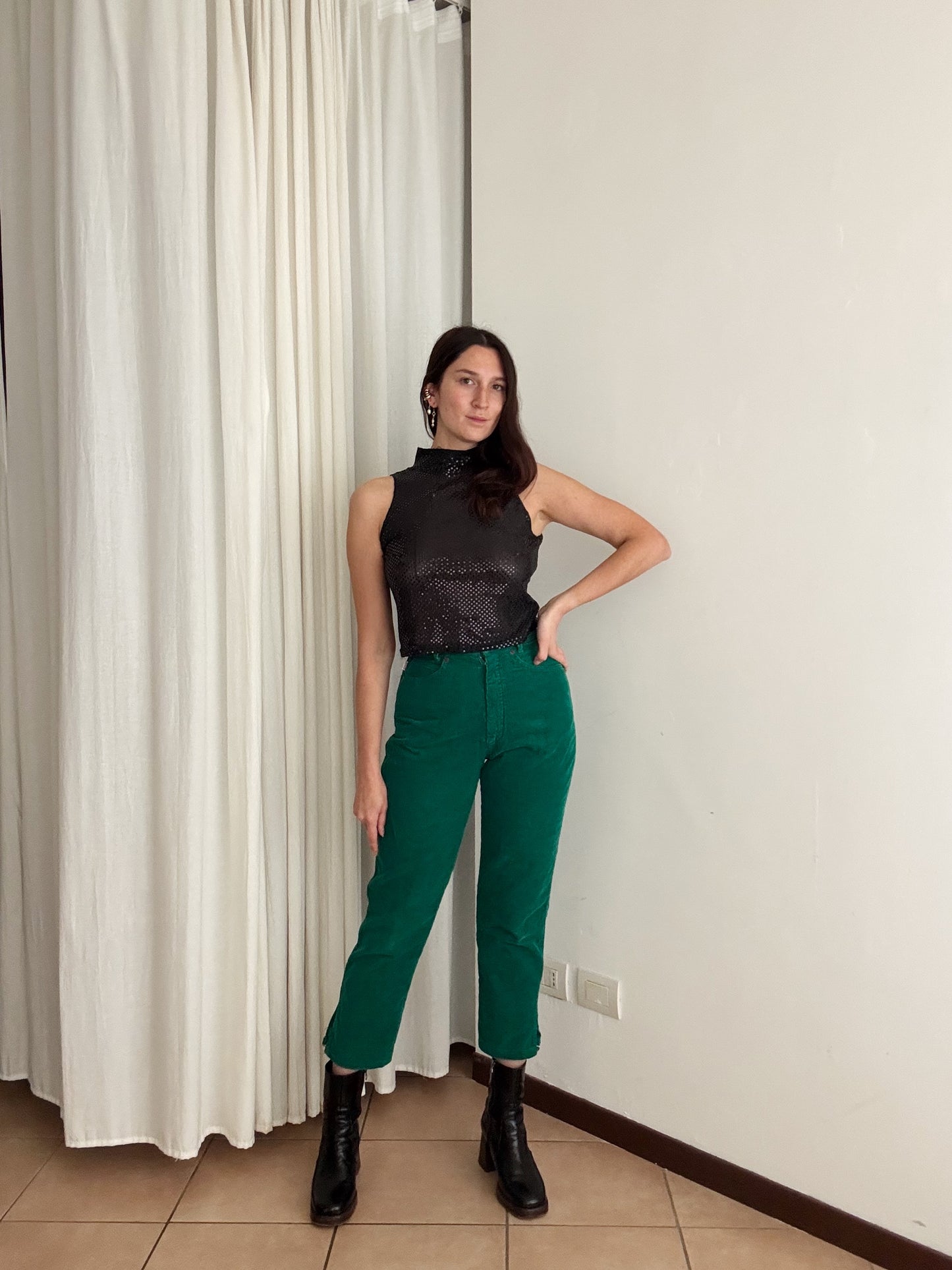 Pantaloni in velluto XS