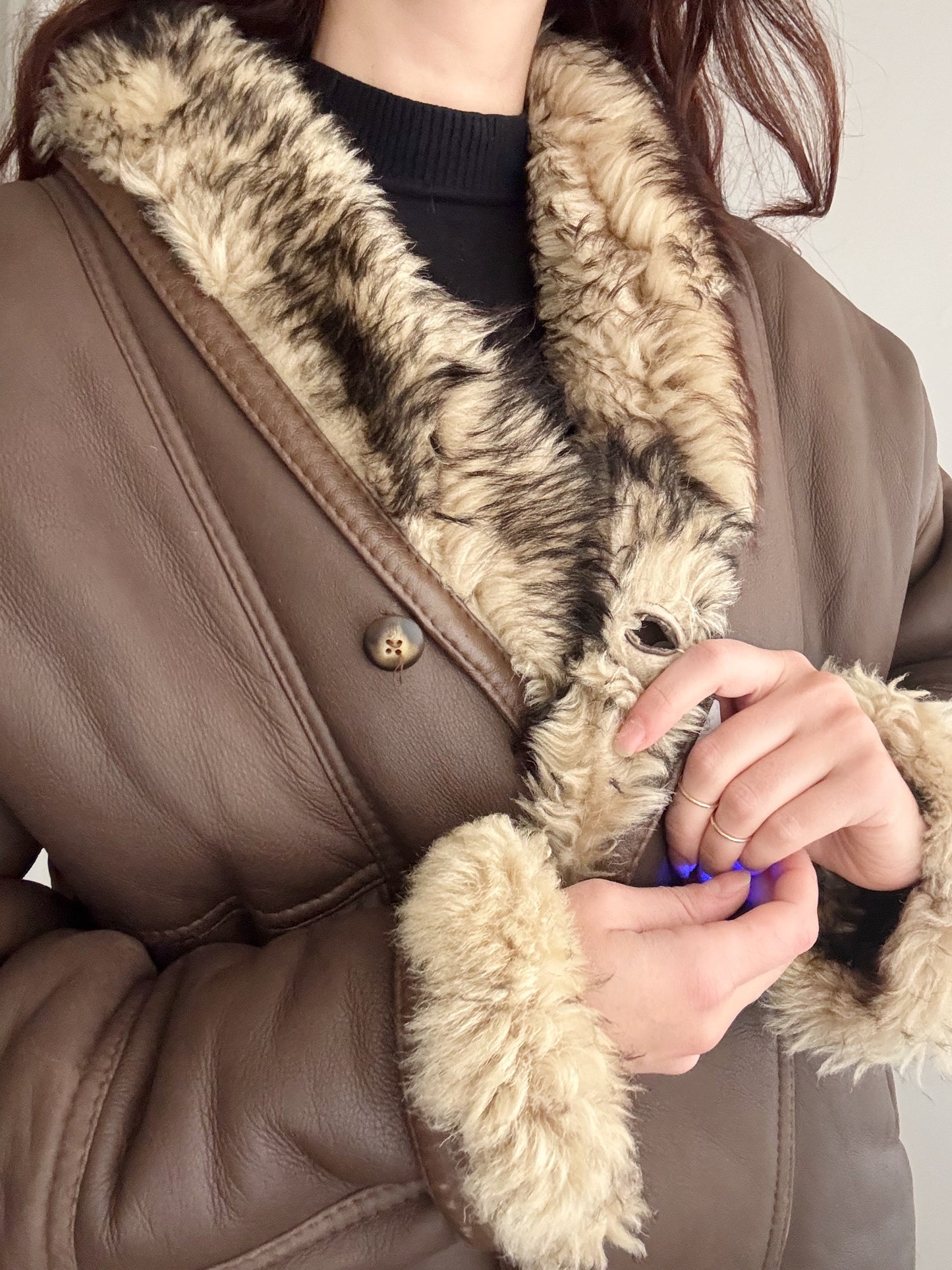 Montone unisex marrone M