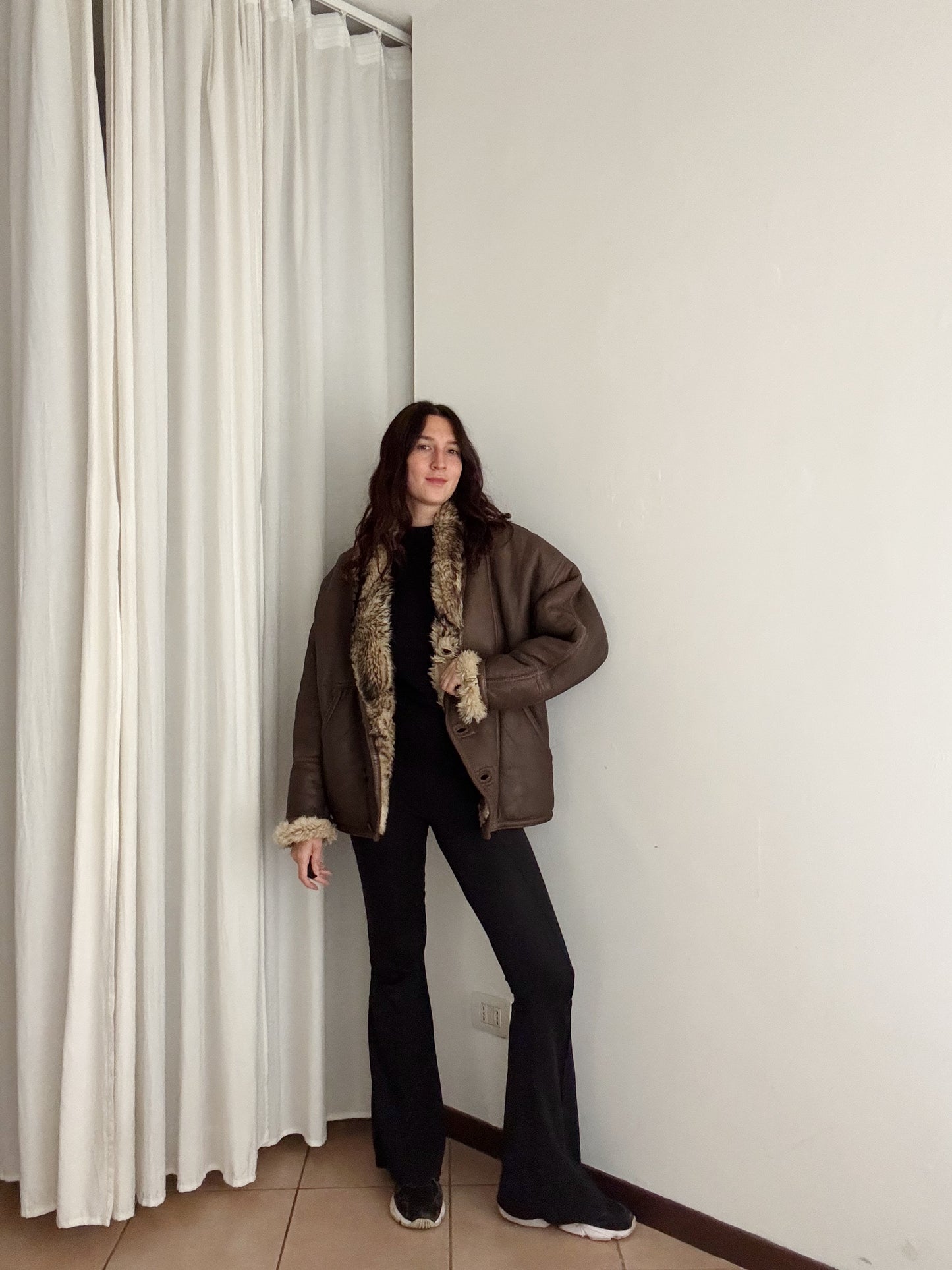 Montone unisex marrone M