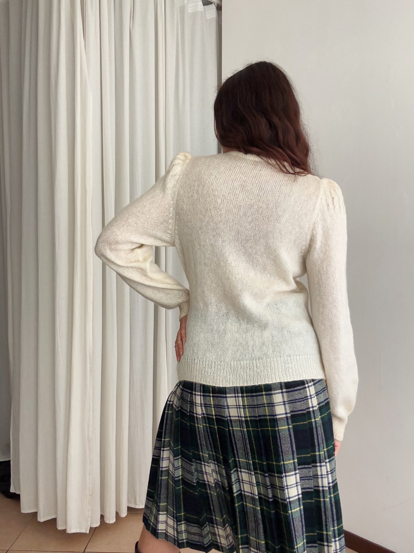 Cardigan bianco S