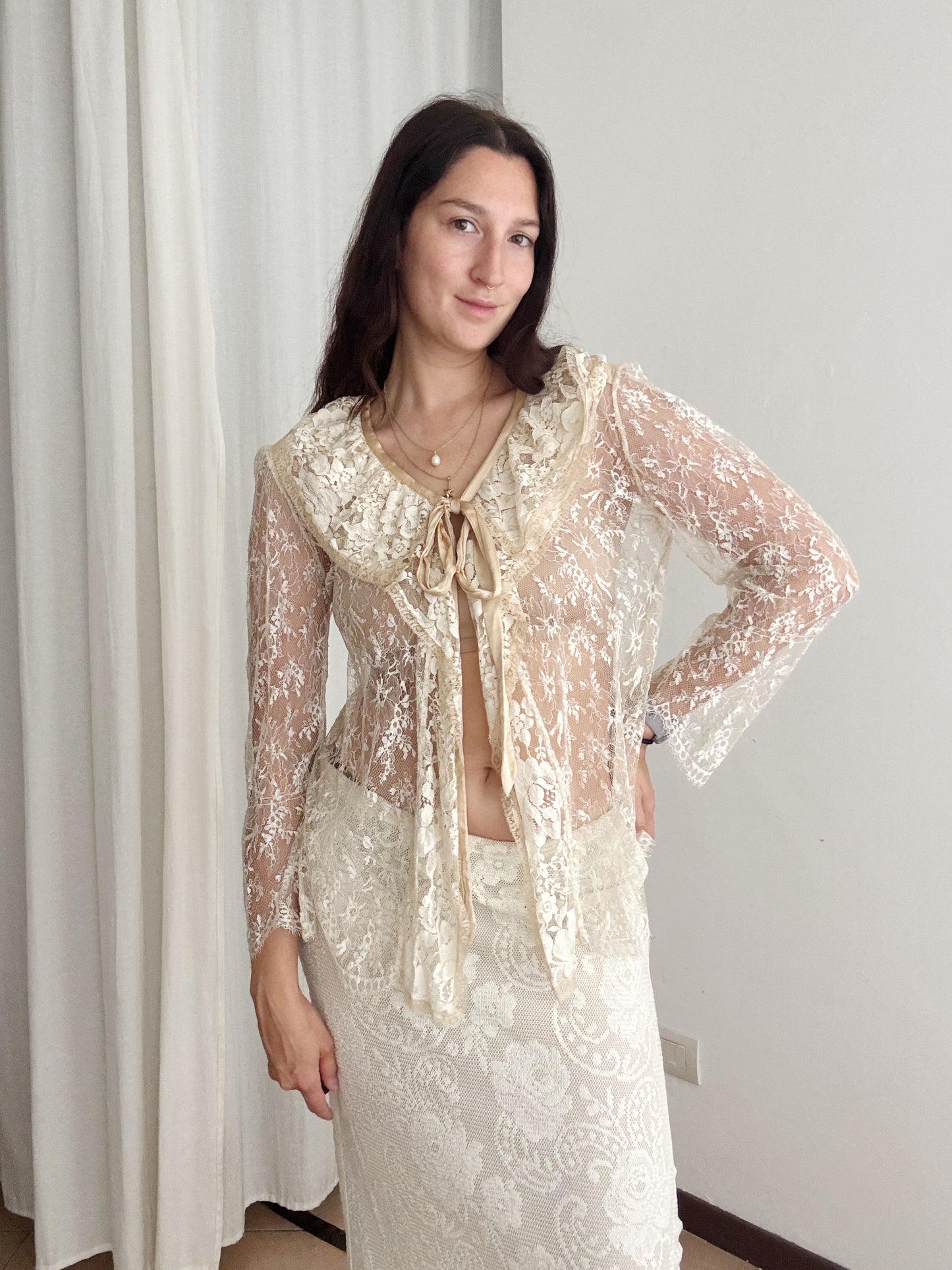 Blusa in pizzo M
