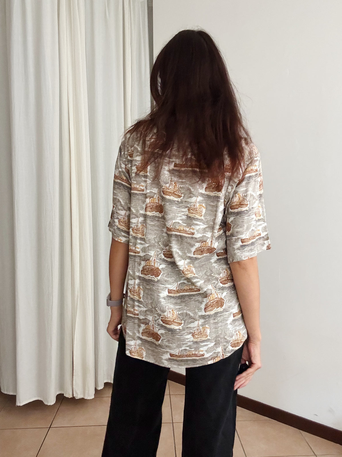 Camicia uomo barche M