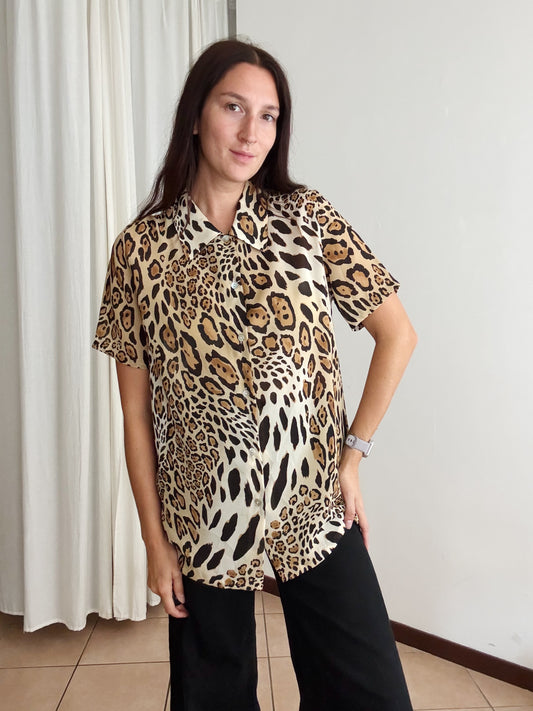 Camicia leopardata M