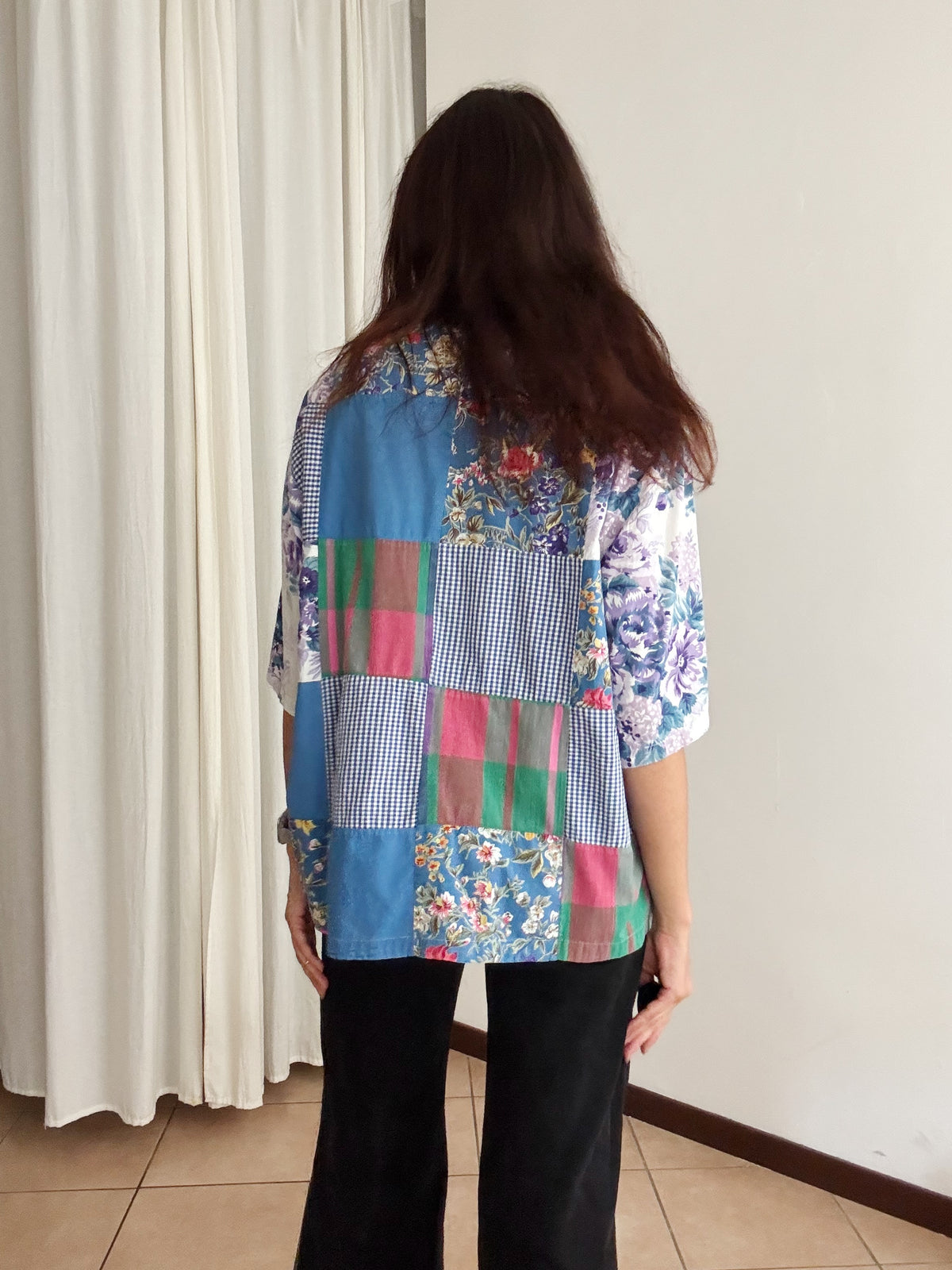 Camicia patchwork L