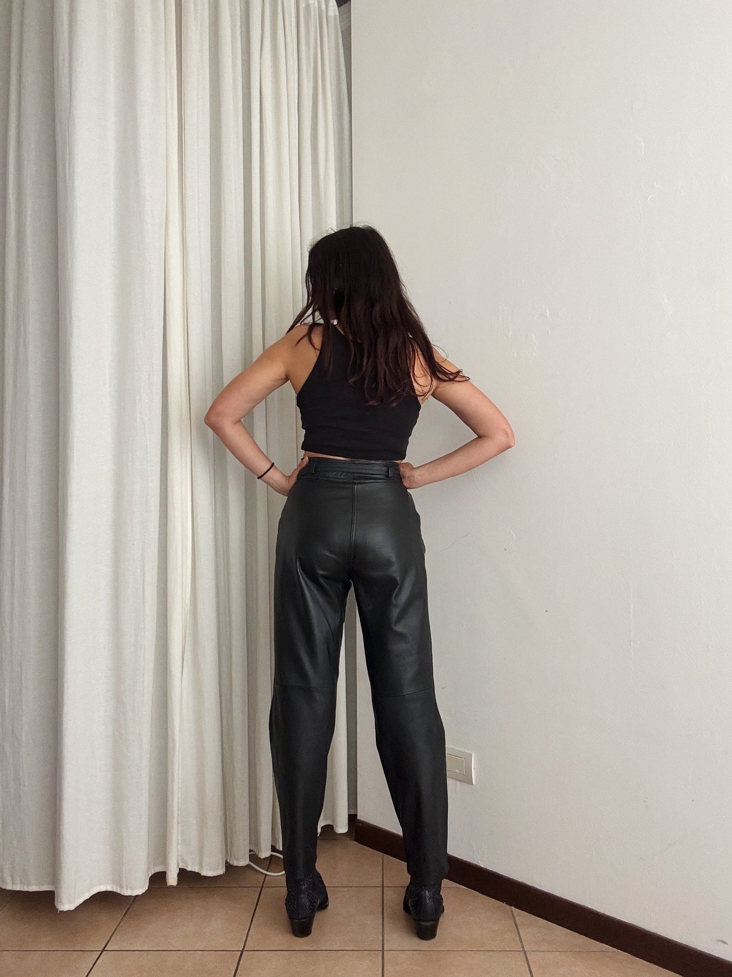 Pantaloni pelle 42