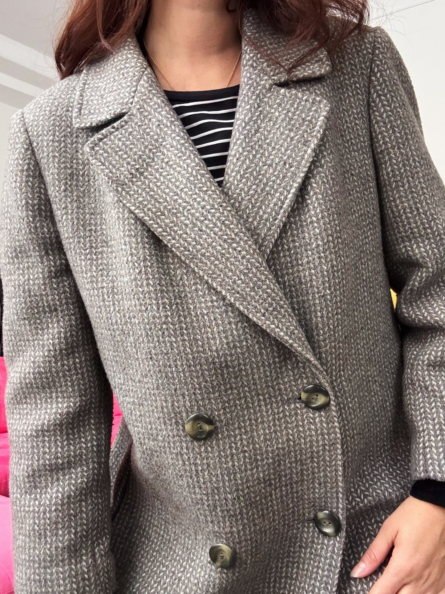 Cappotto lungo grigio M/L