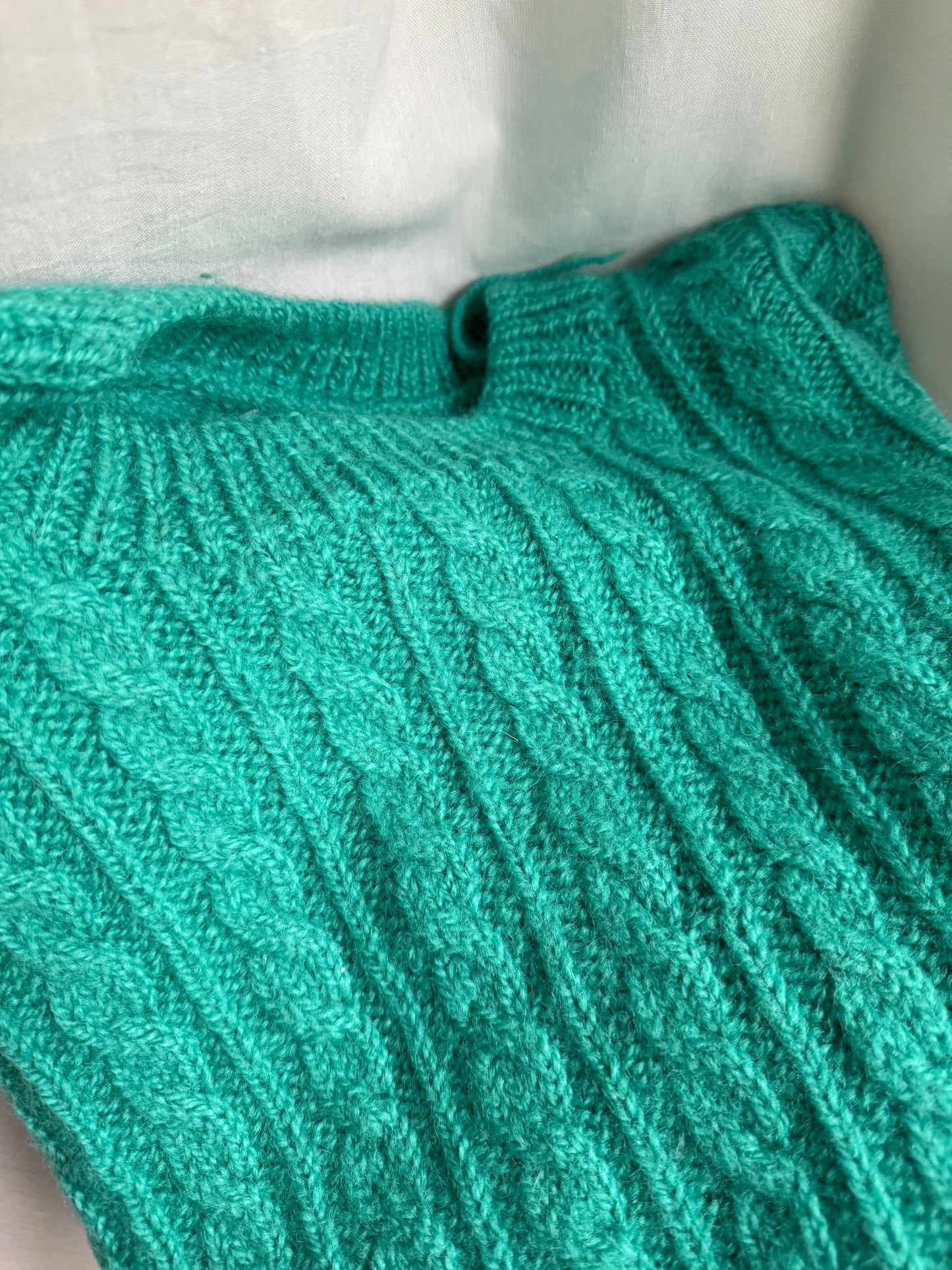 Maglione lana verde M