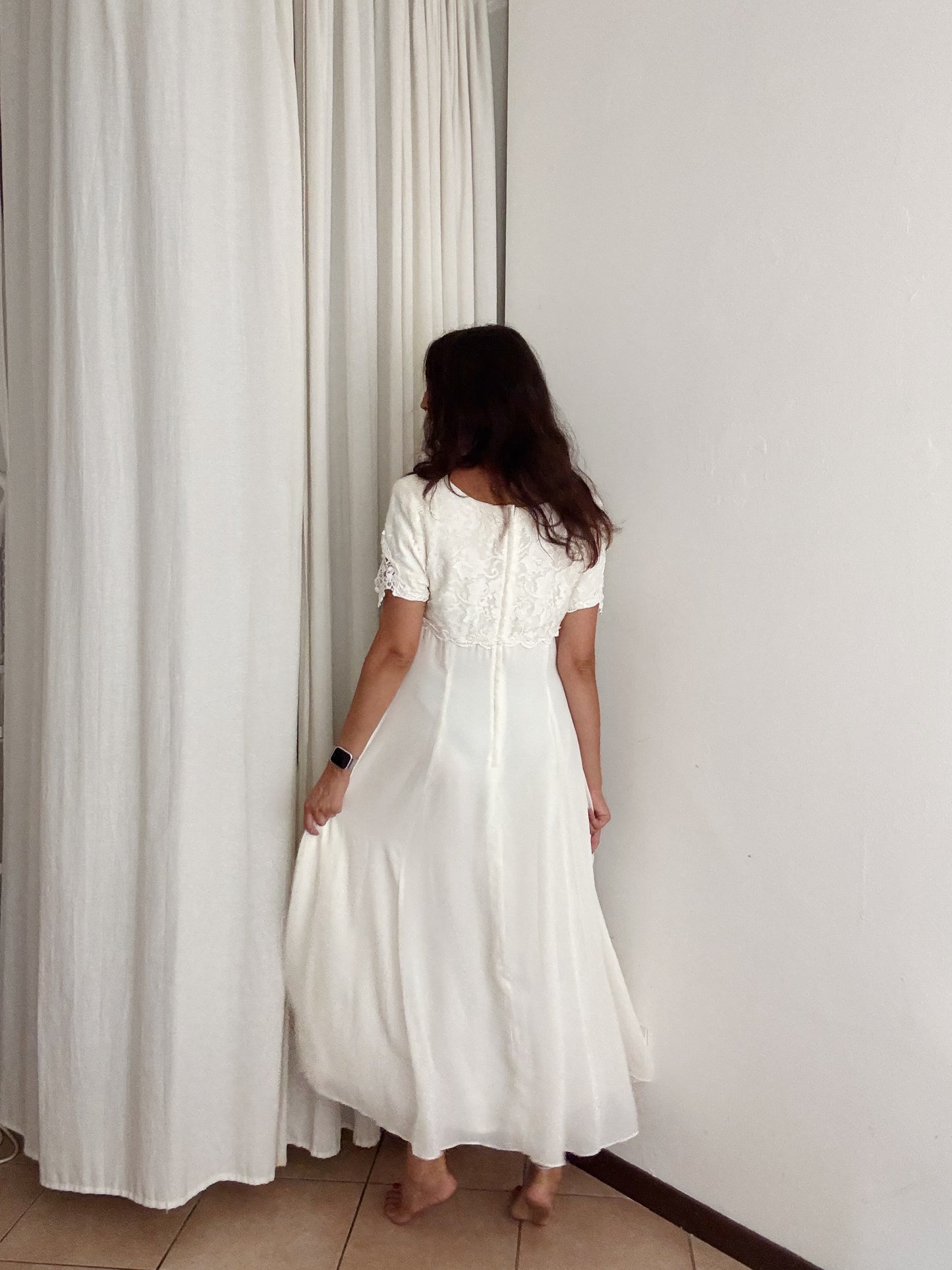 Abito lungo bianco M/L