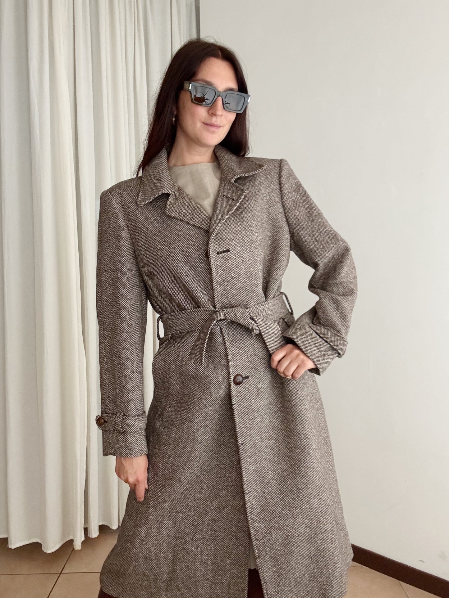 Cappotto da uomo marrone M
