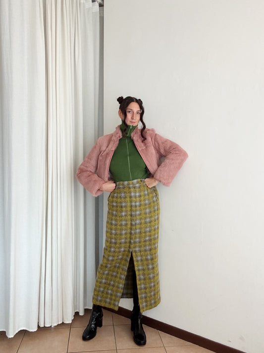 Gonna lunga lana mohair 44