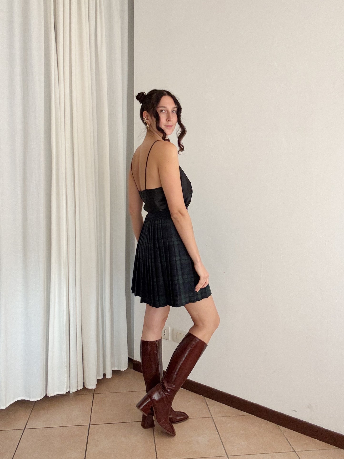 Gonna portafoglio tartan S