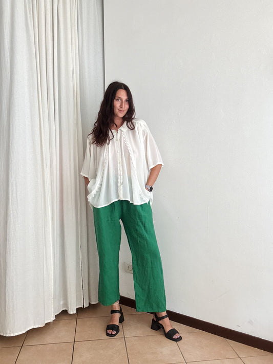 Pantaloni lino M/L
