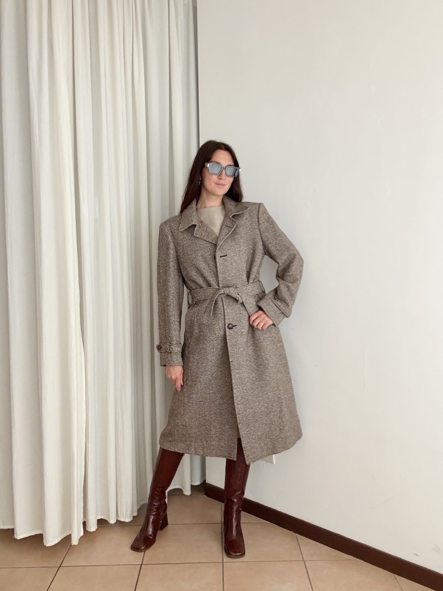 Cappotto da uomo marrone M