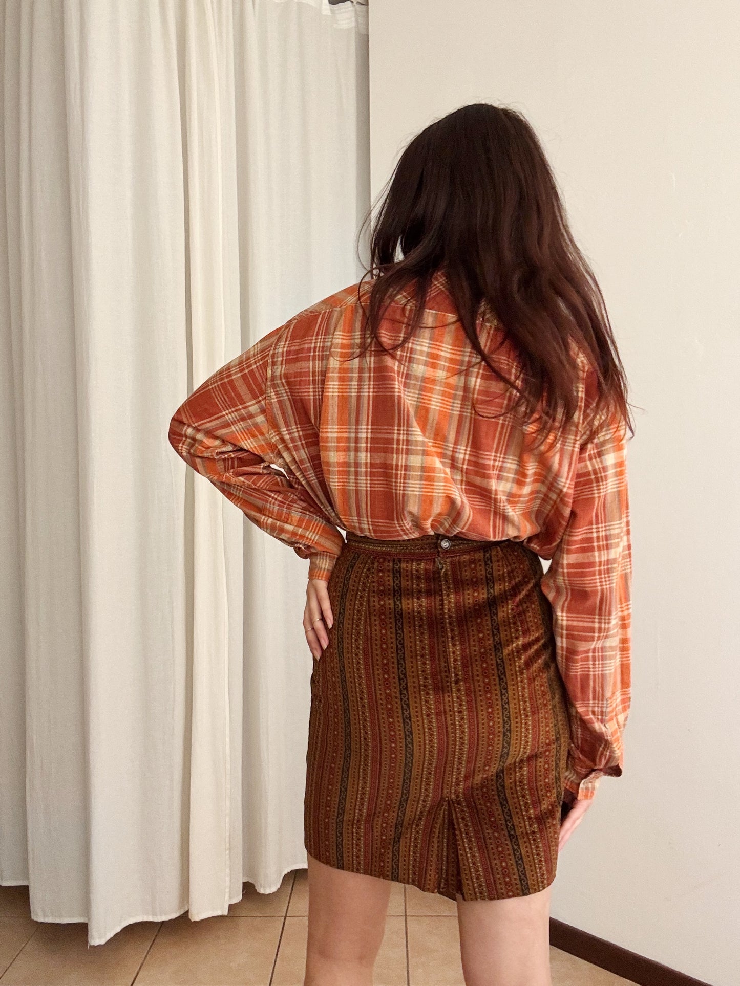 Gonna in velluto autunnale 38/40