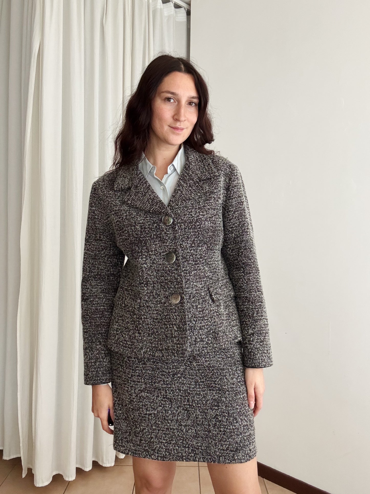 Completo lana grigio 42