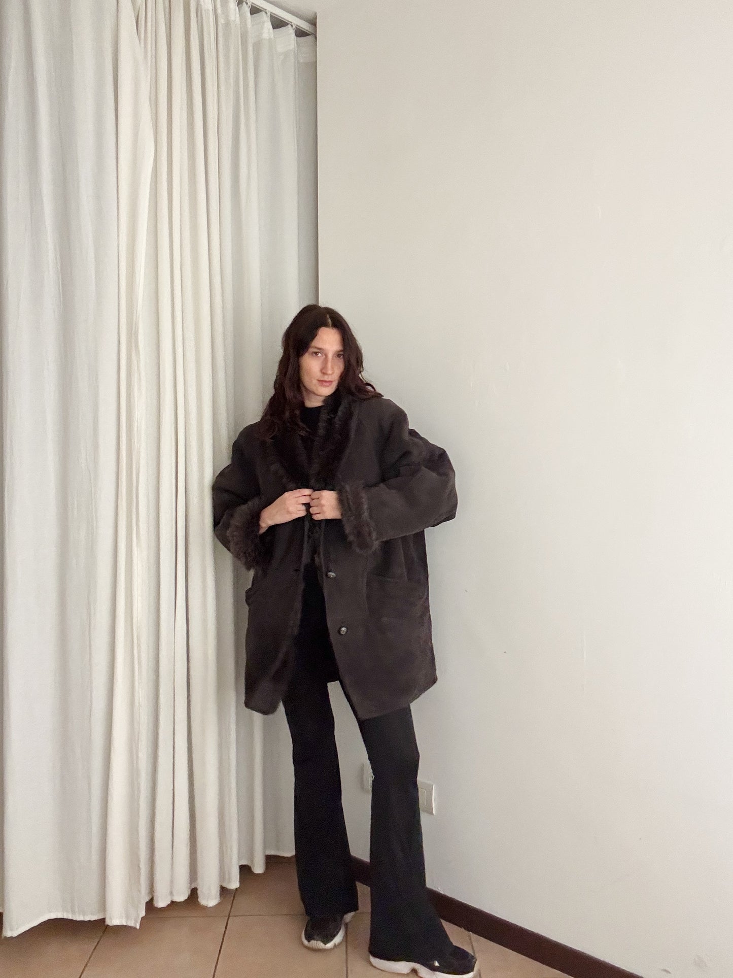 Montone grigio marrone 48