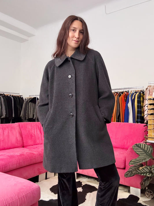 Cappotto corto grigio 46