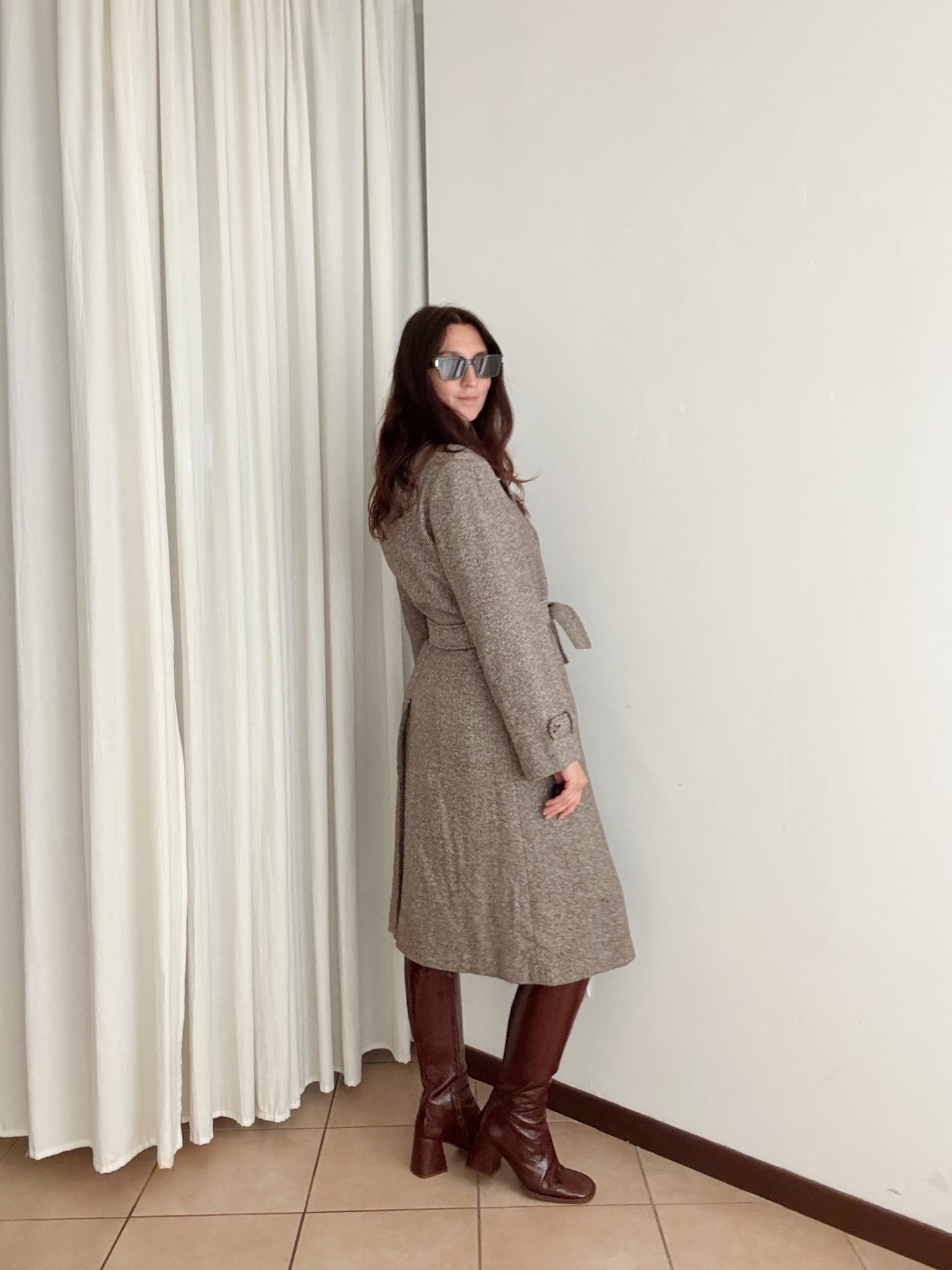 Cappotto da uomo marrone M