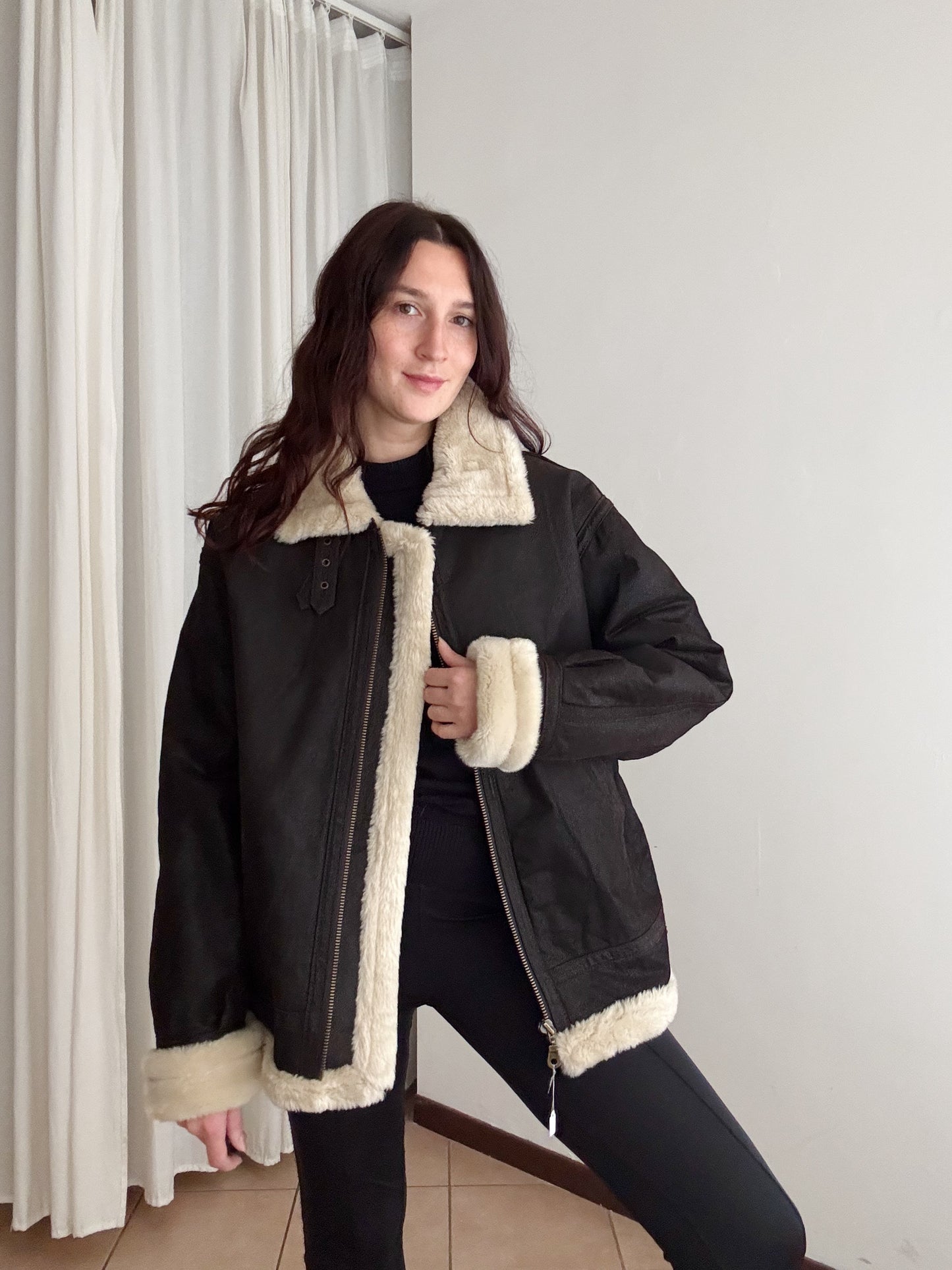 Montone maschile marrone L