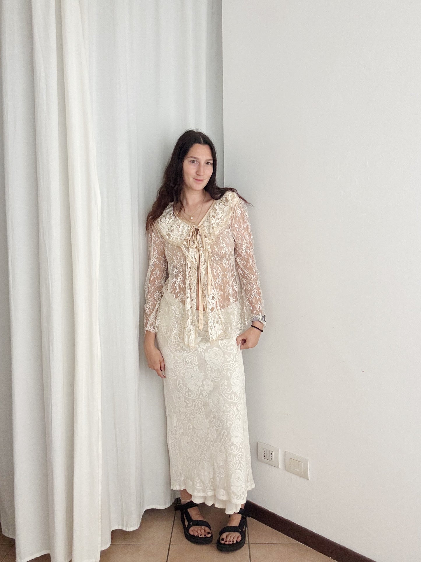 Blusa in pizzo M