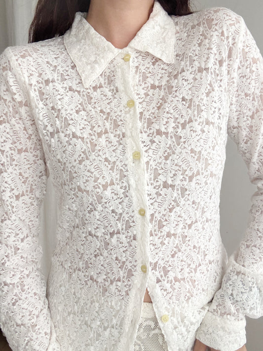 Camicia in pizzo 42/44