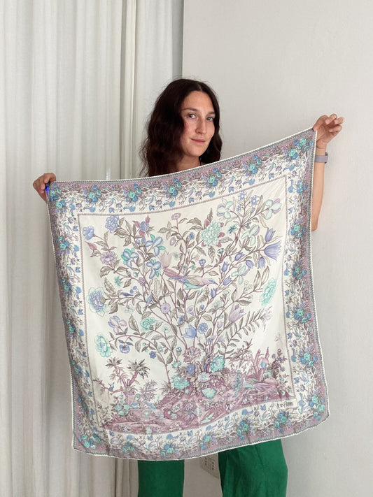 Foulard seta pastello 80x80