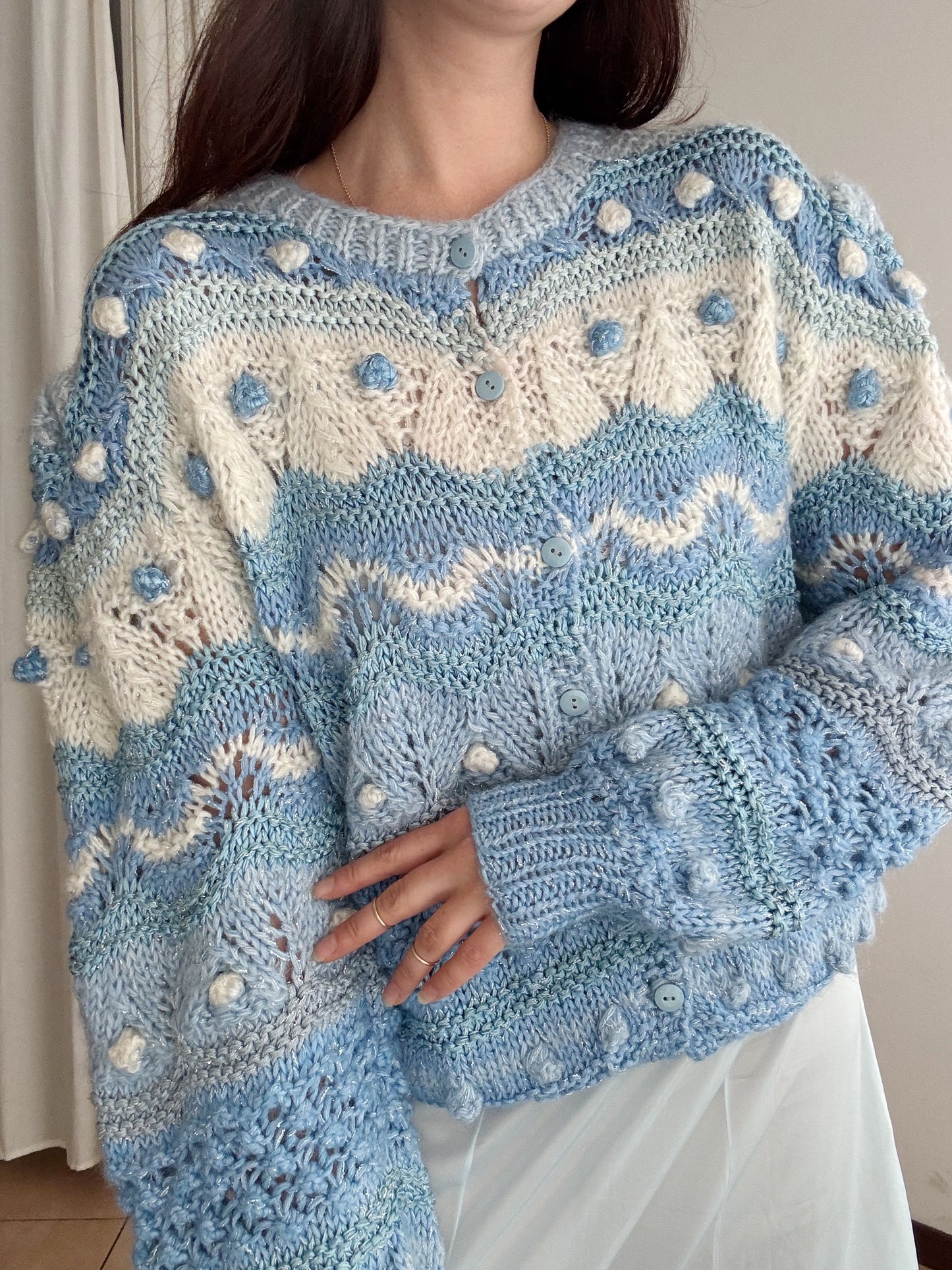 Cardigan azzurro M/L