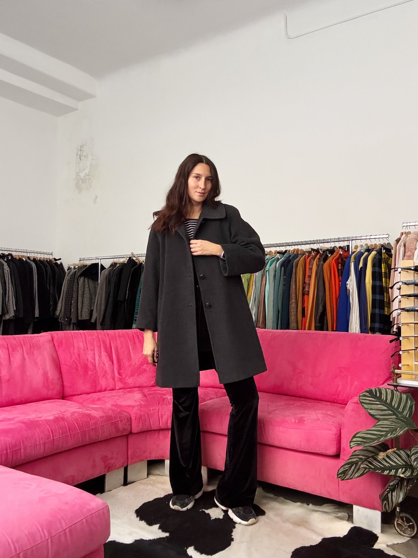 Cappotto corto grigio 46