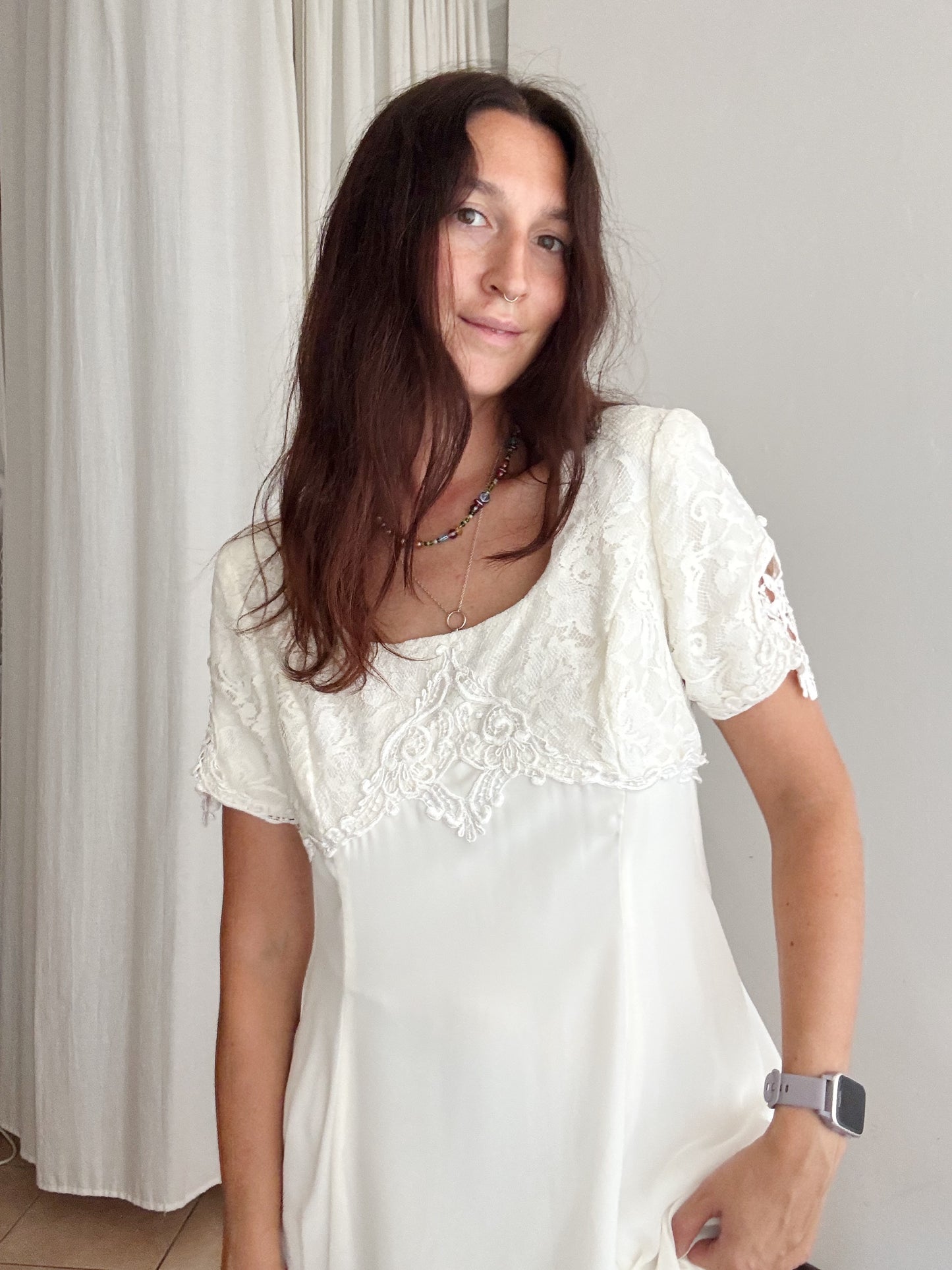 Abito lungo bianco M/L