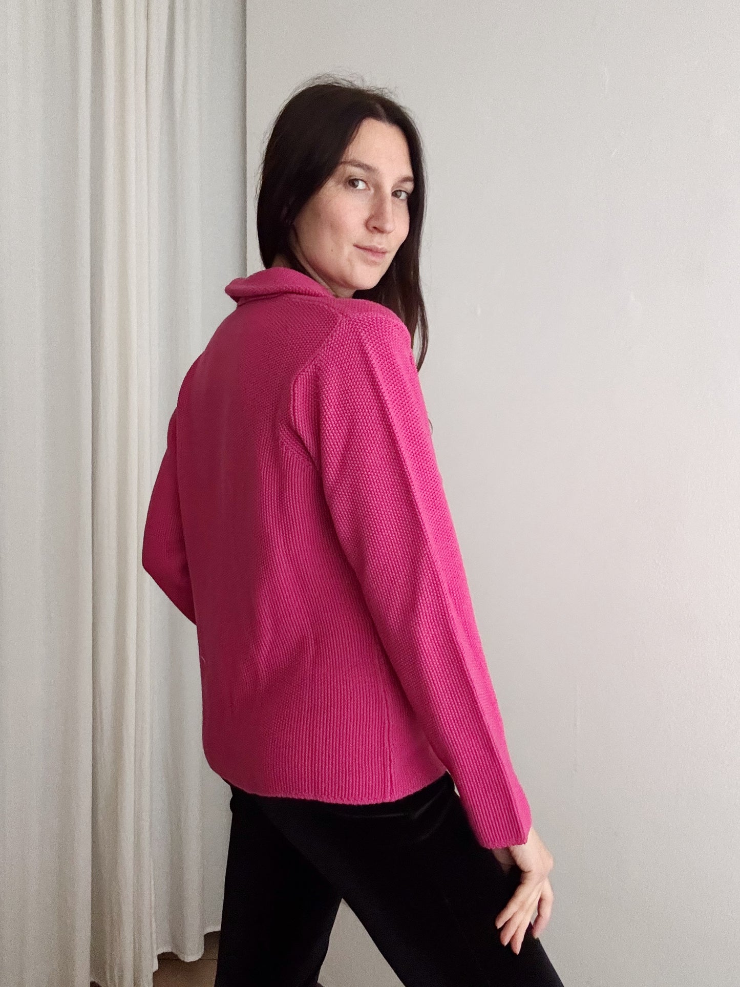 Cardigan fucsia M/L