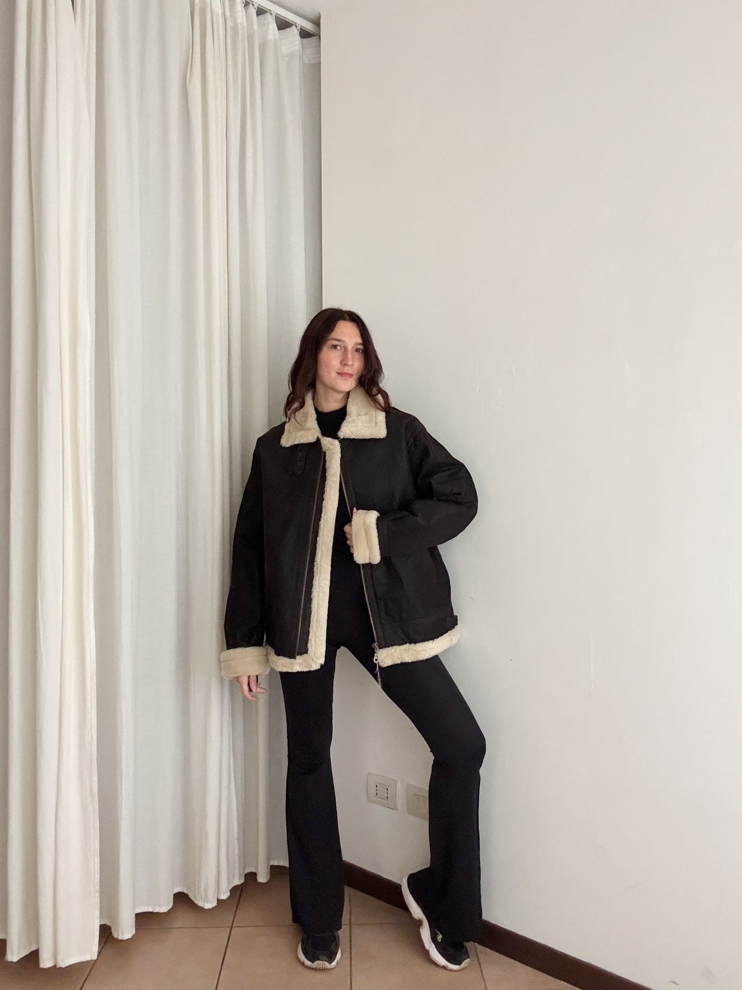 Montone maschile marrone L