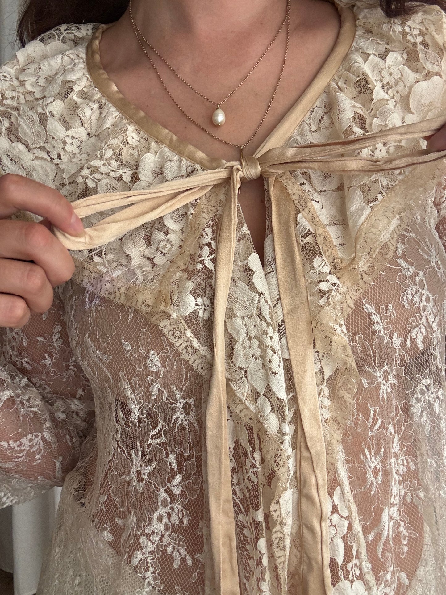 Blusa in pizzo M