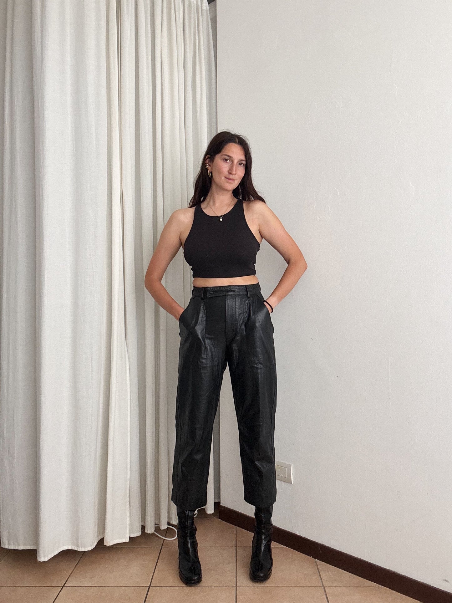 Pantaloni pelle 44