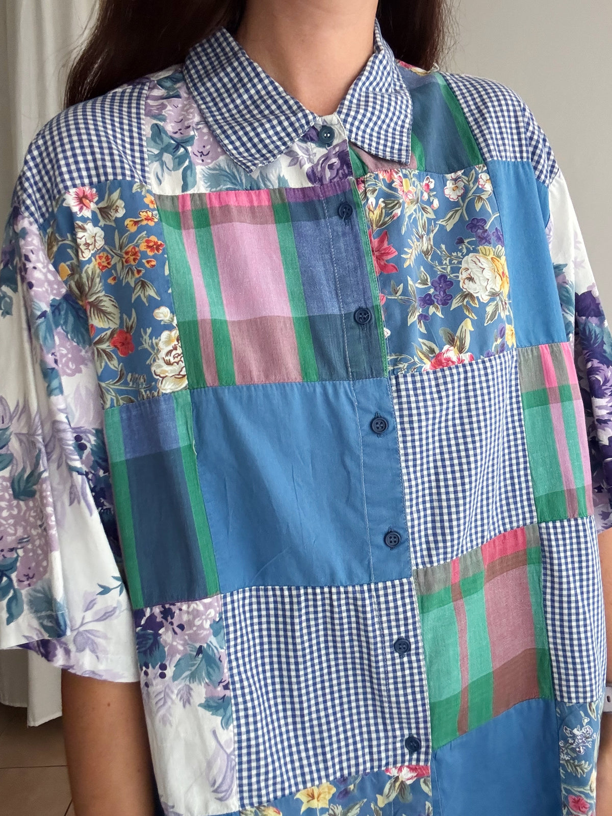Camicia patchwork L