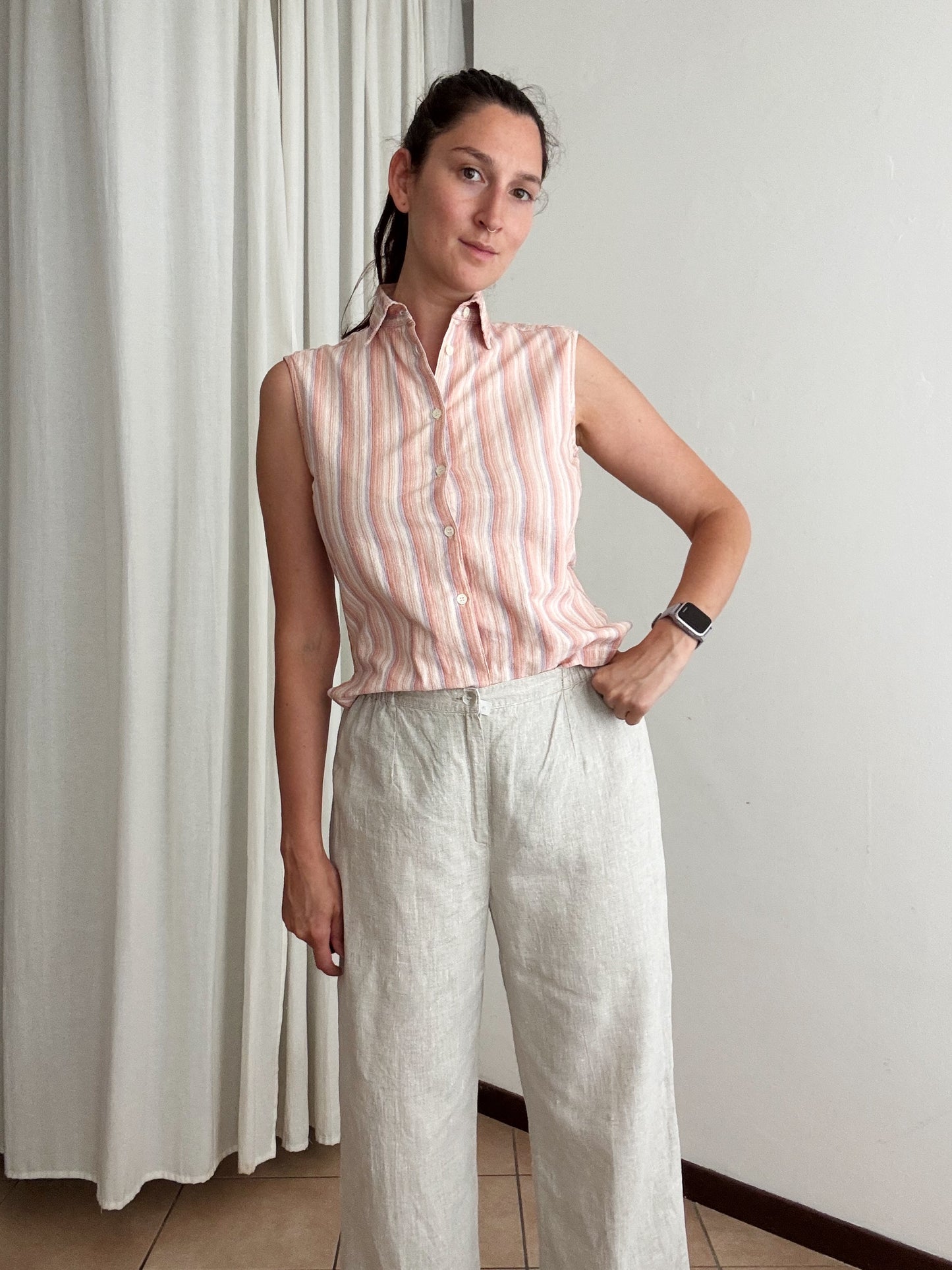Pantaloni lino M/L
