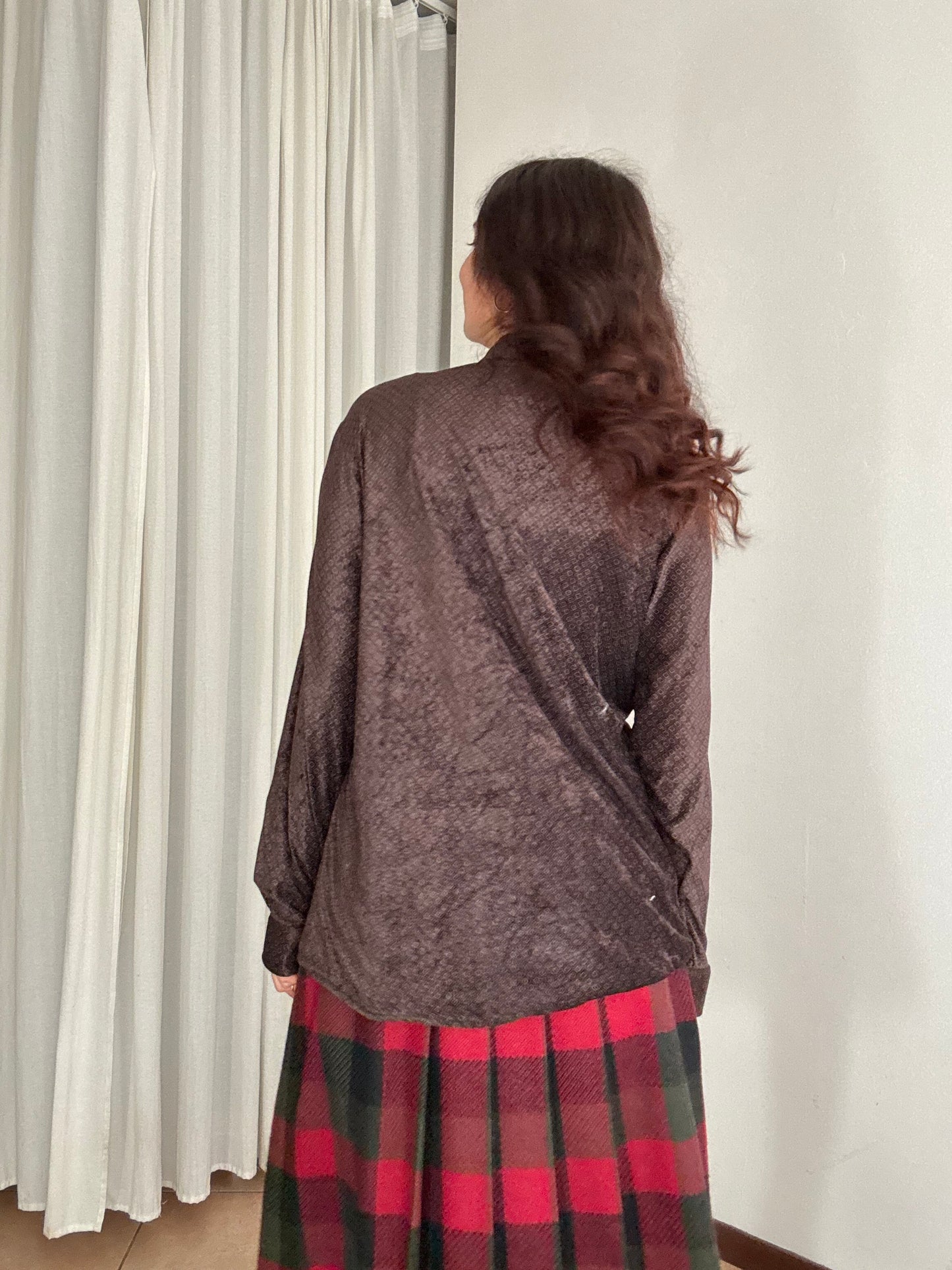 Camicia uomo in velluto XL