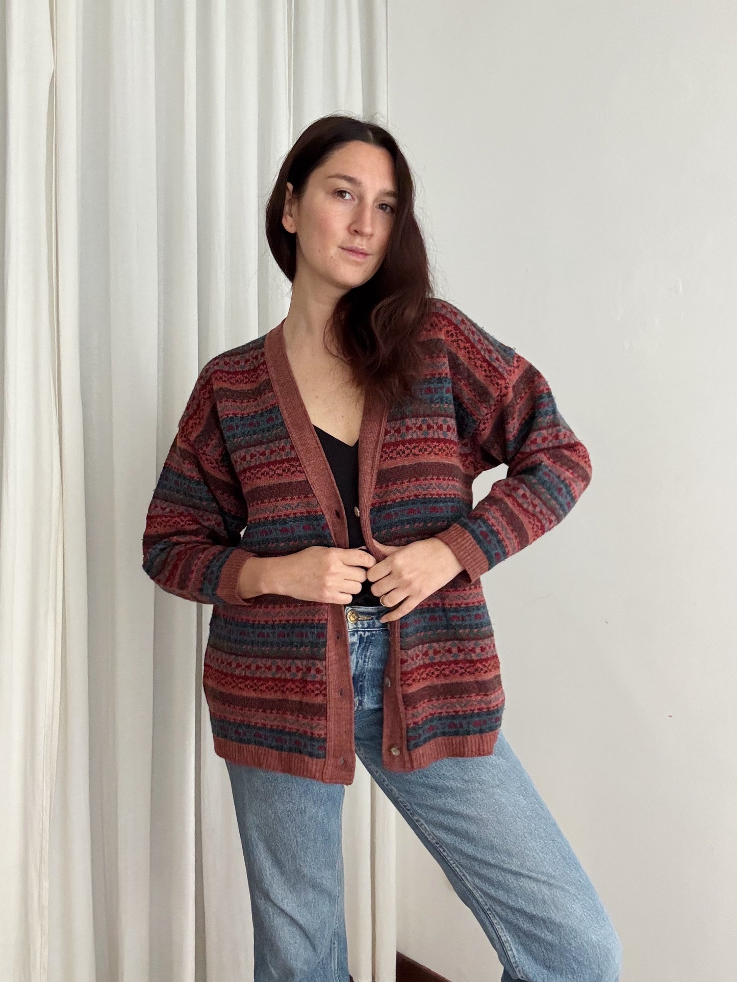 Maglione bordeaux 46