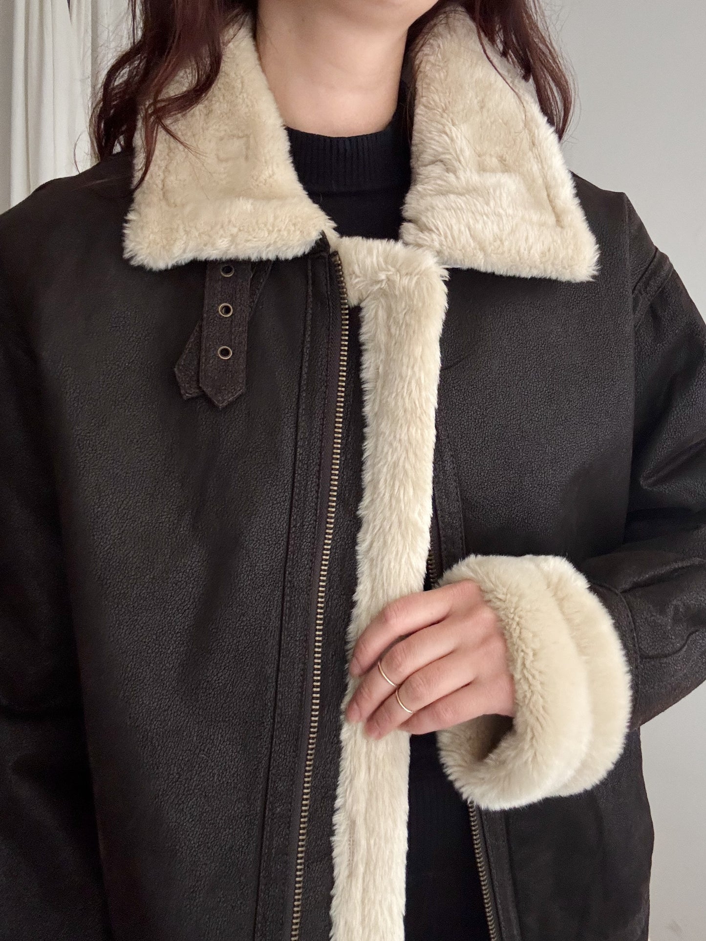 Montone maschile marrone L