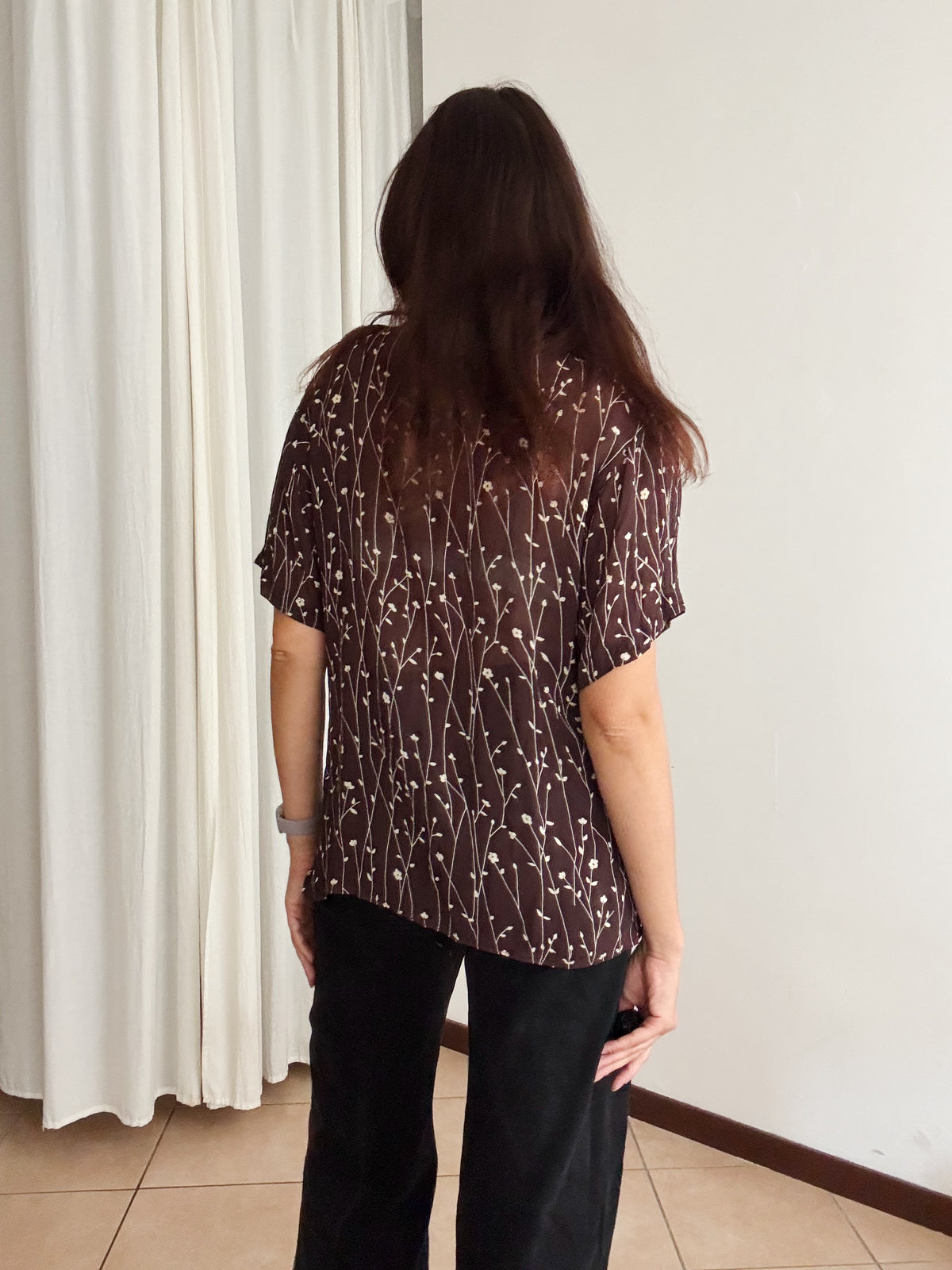 Camicia marrone L