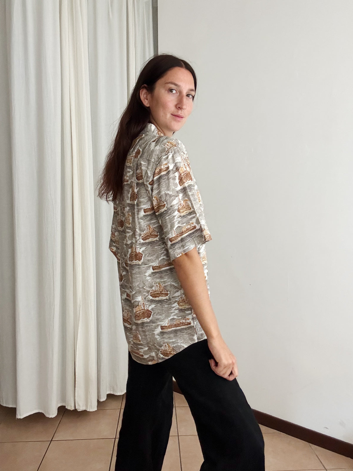 Camicia uomo barche M