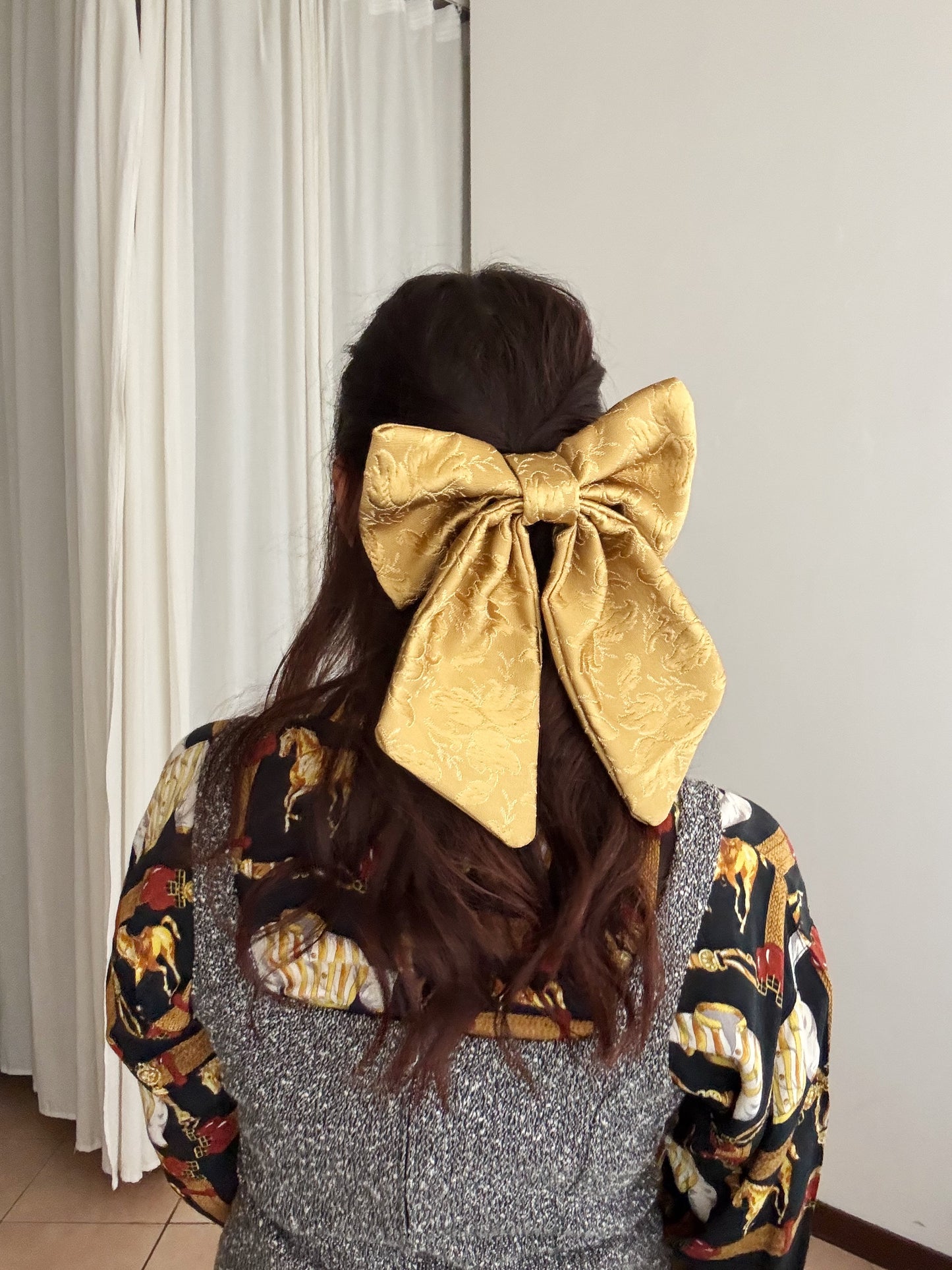 Fiocco capelli oro