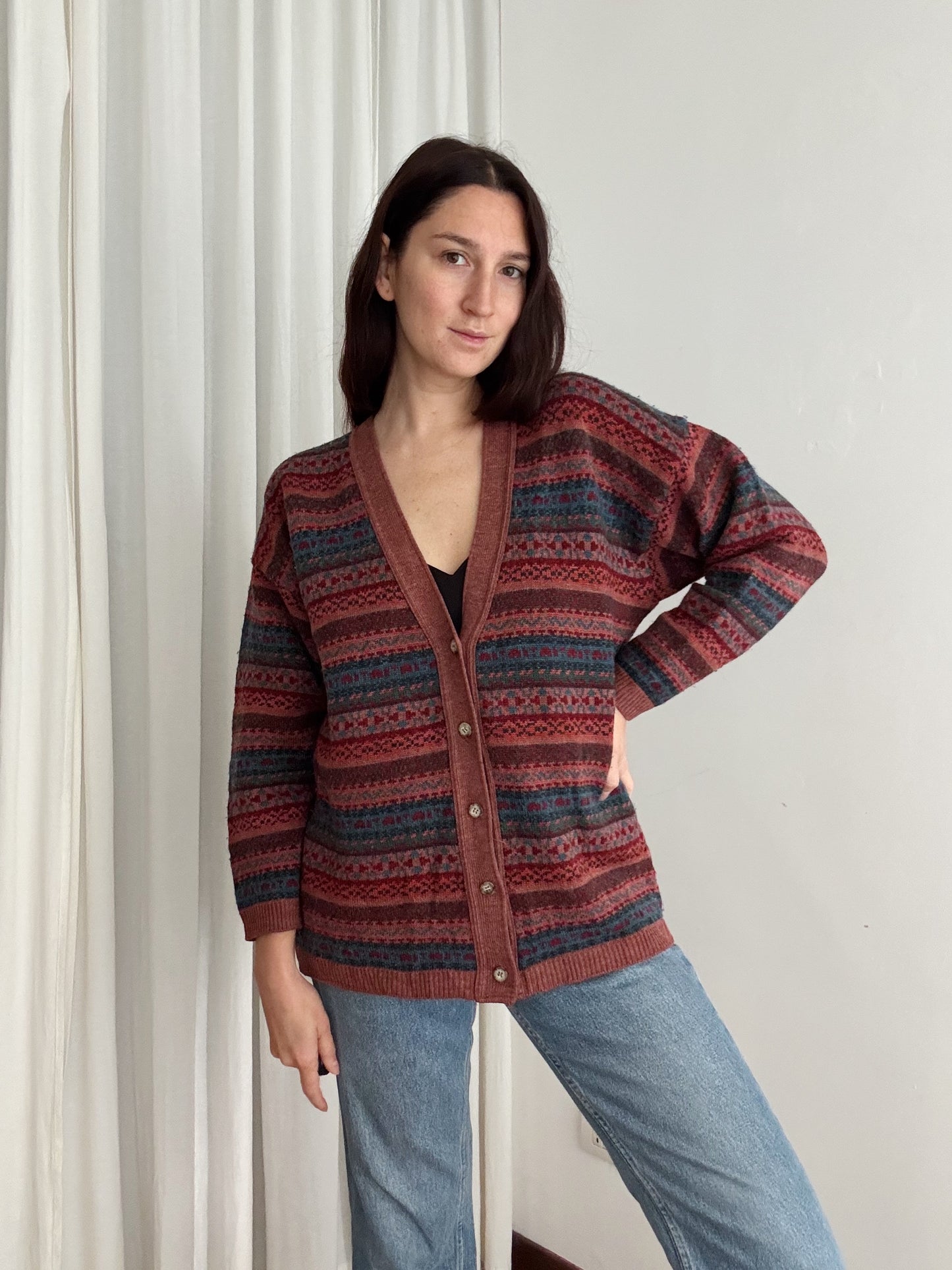Maglione bordeaux 46