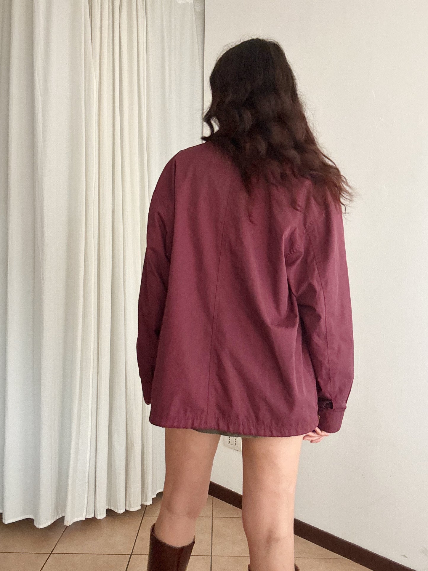 Giacca da uomo bordeaux L