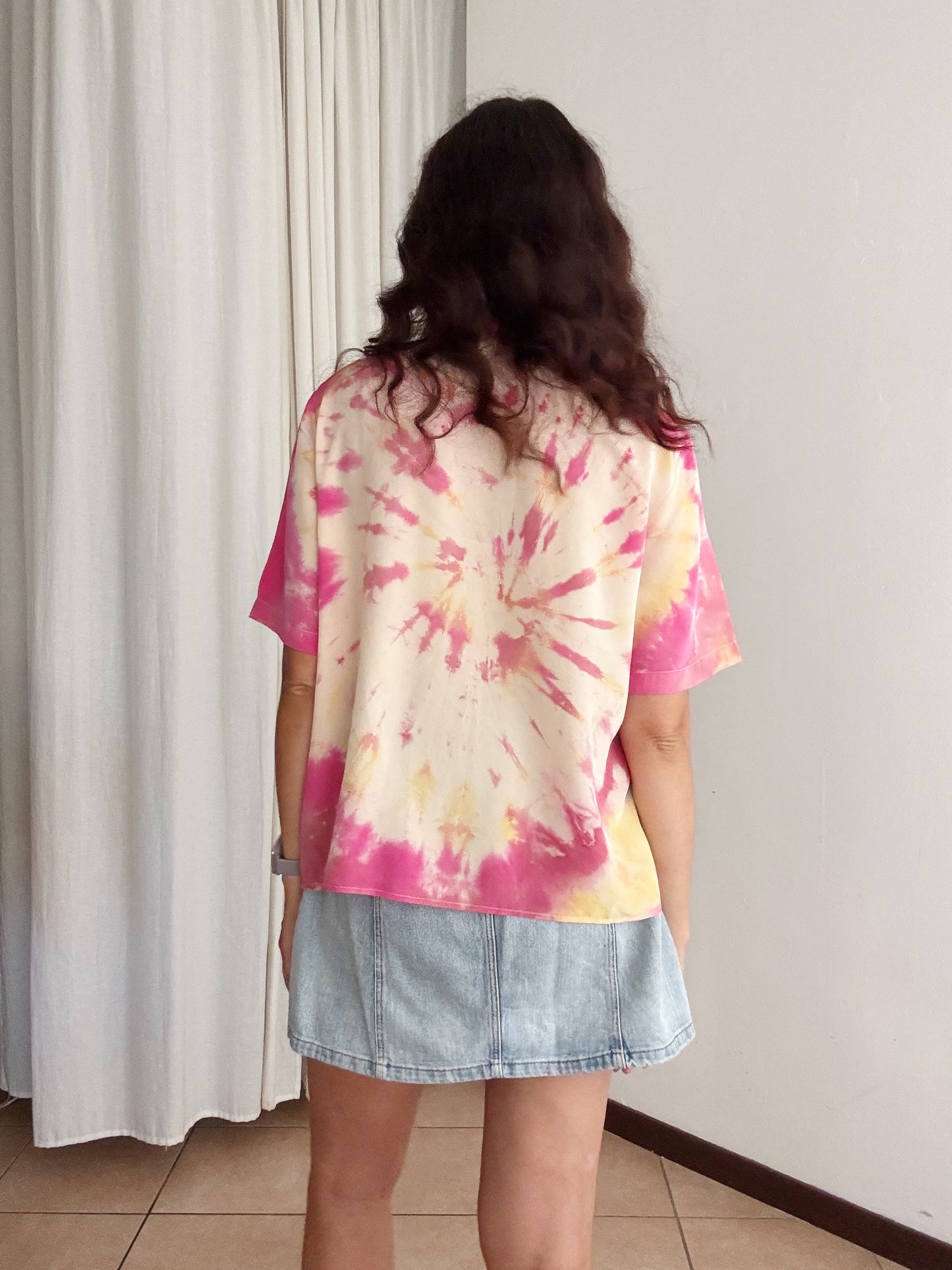 Camicia in seta tie dye 46