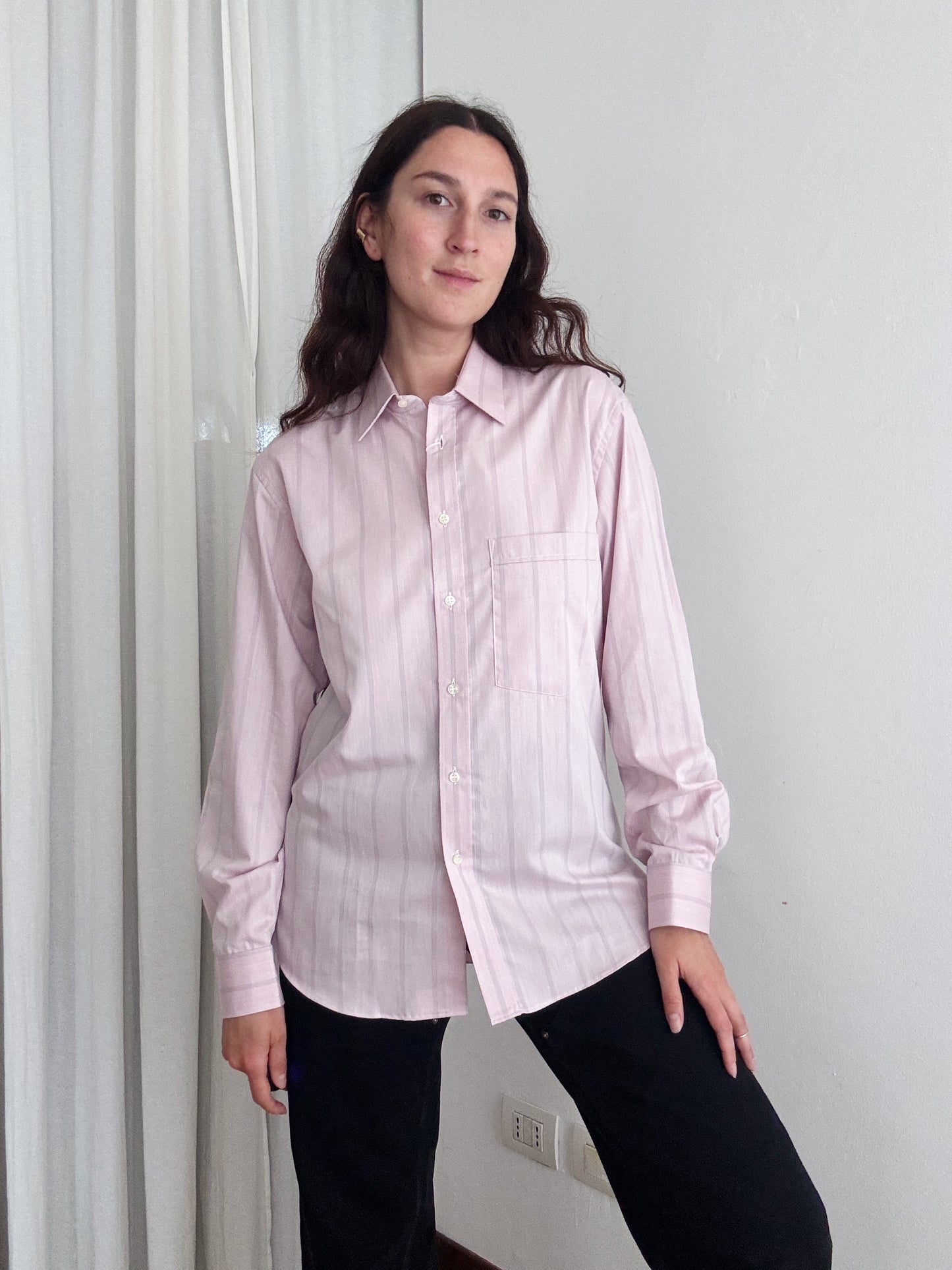 Camicia uomo rosa S